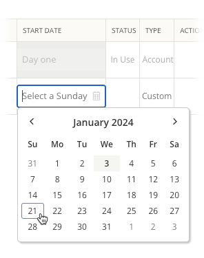 Select Sunday Start Date for User Workweek.png